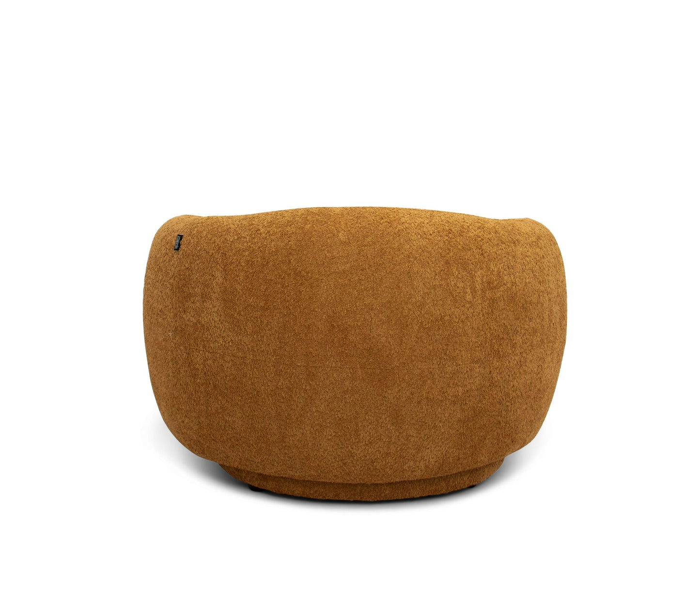 Divani Casa Andrew - Modern Orange Fabric Accent Chair