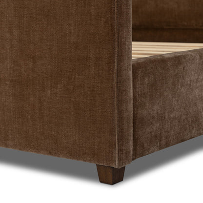 Daphne Bed Altair Mushroom Upholstered Channel Headboard