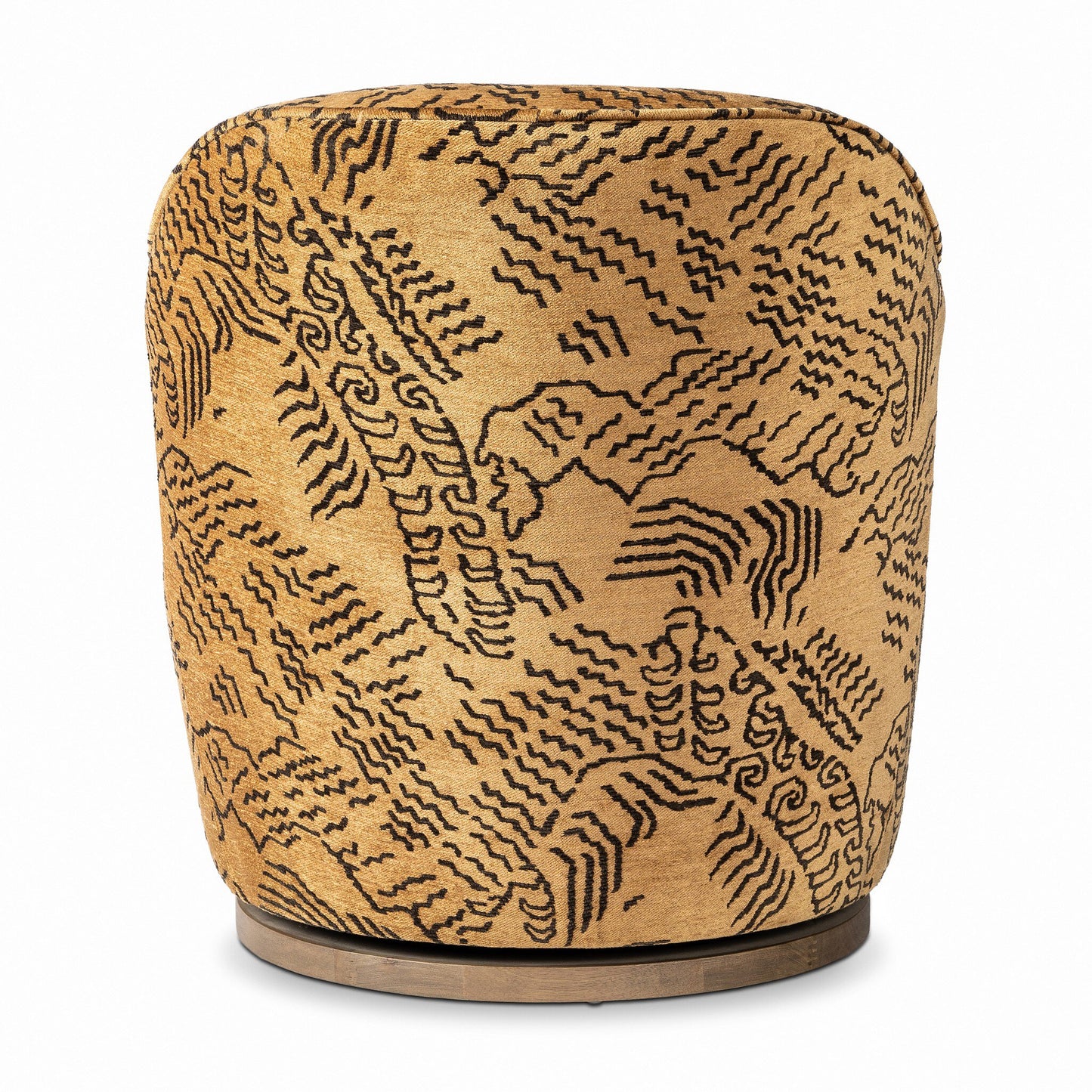 Aurora Swivel Chair Balkan Ochre Chenille