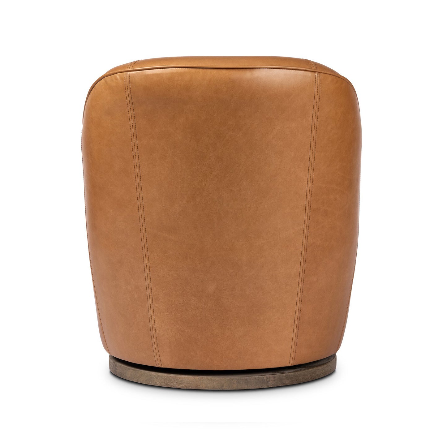 Aurora Swivel Chair Sonoma Butterscotch Top‑Grain Leather