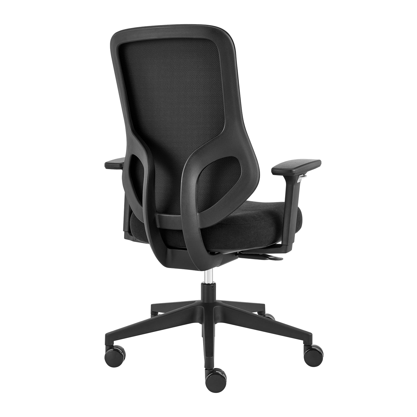 Jeppe Office Chair in Black Fabric and Black Base