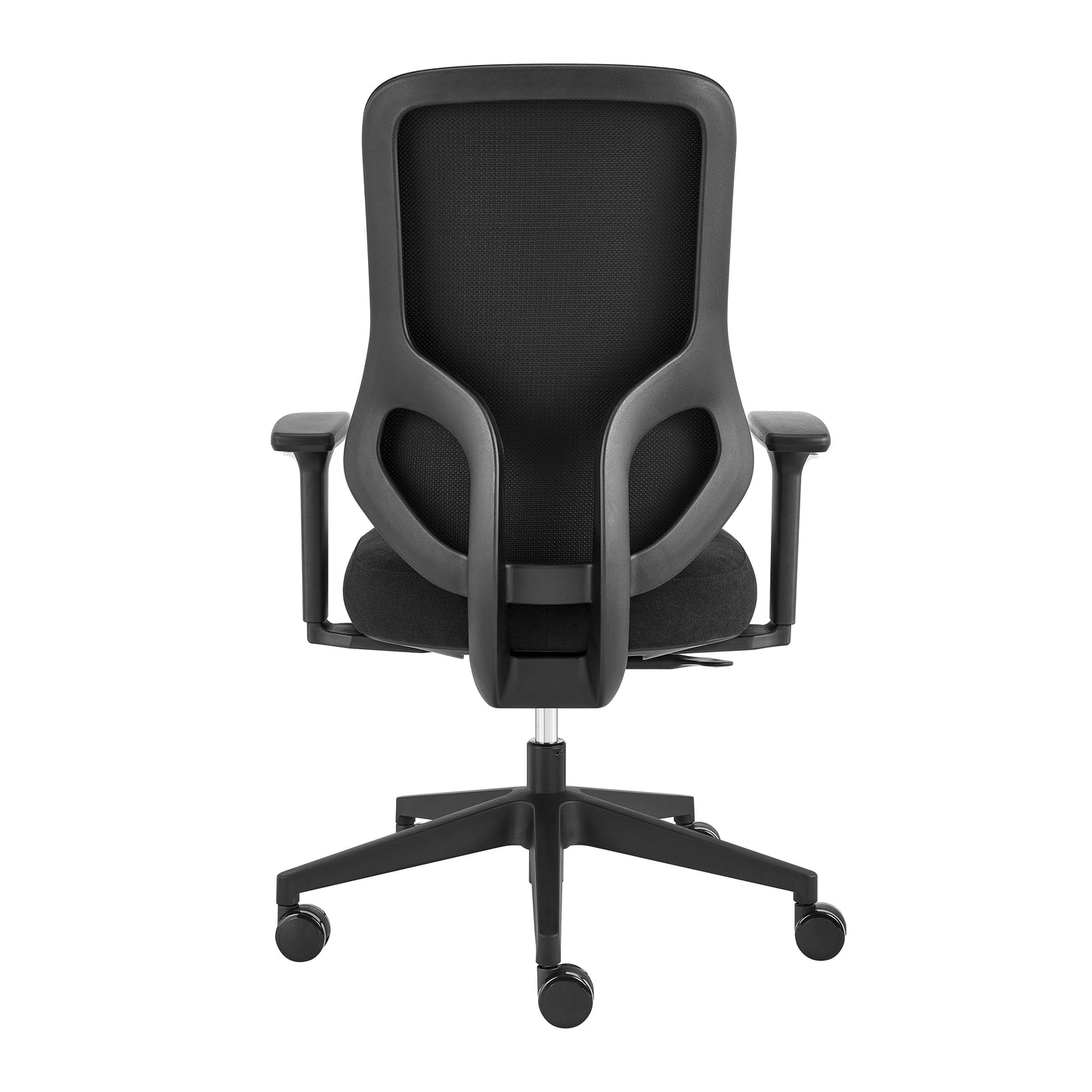 Jeppe Office Chair in Black Fabric and Black Base