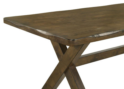 Alston 6 Piece Knotty Nutmeg Rectangular Dining Table Set