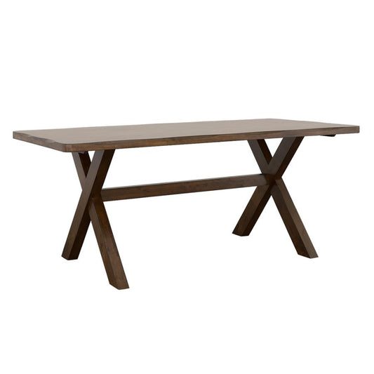 Alston Rustic Knotty Nutmeg Dining Table