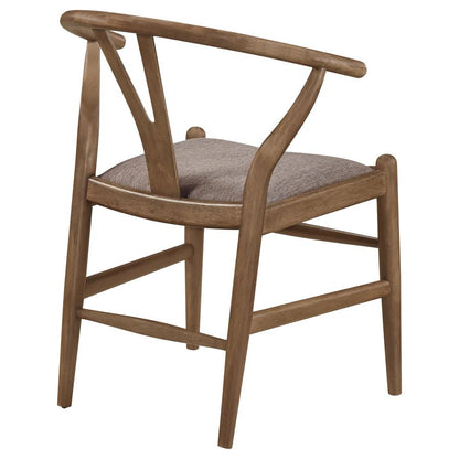 Set of 2 Dinah Wood Wishbone Dining Side Chairs – Walnut Finish | Modern Mid-Century Style