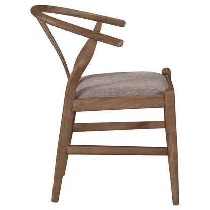 Set of 2 Dinah Wood Wishbone Dining Side Chairs – Walnut Finish | Modern Mid-Century Style