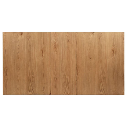 Middleton 76-Inch Extension Leaf Dining Table – Natural Brown Wood Finish | Modern Expandable Dining Table