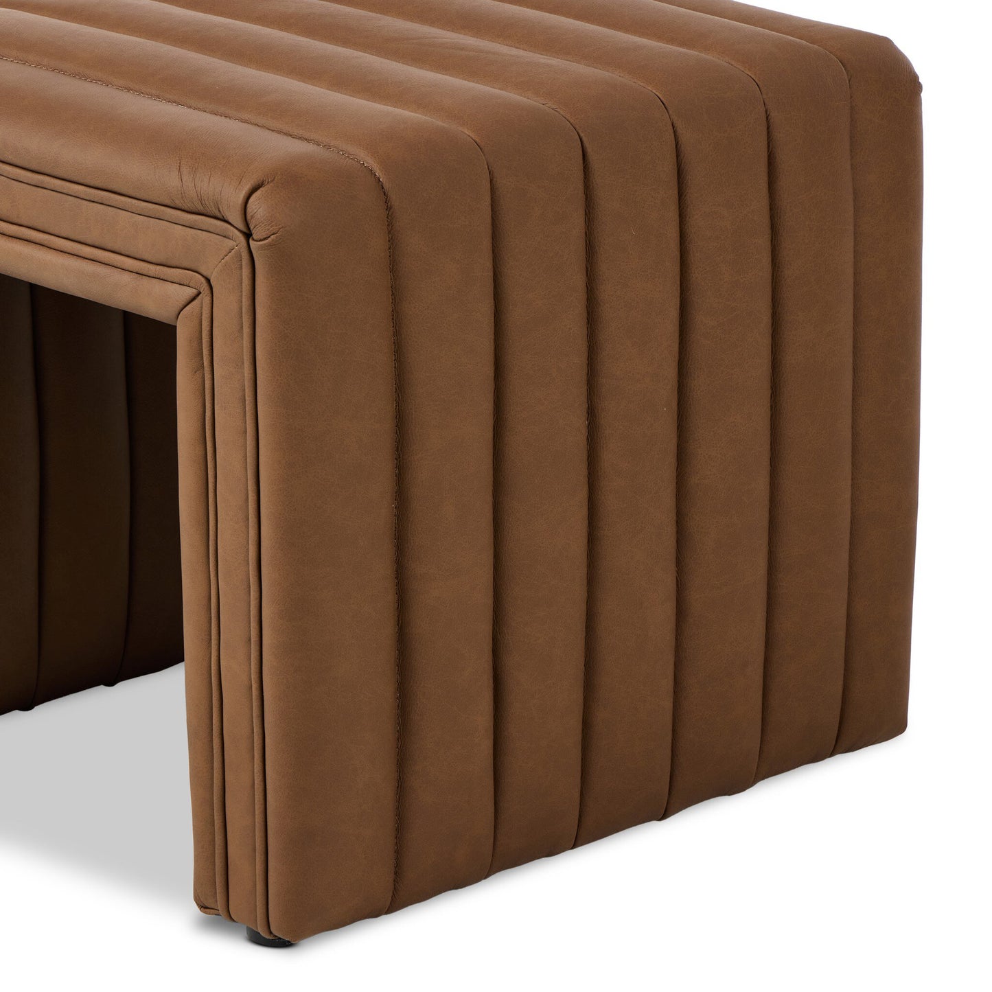 Augustine Ottoman Maestro Cigar Top‑Grain Leather