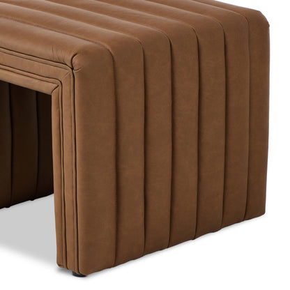 Augustine Ottoman Maestro Cigar Top‑Grain Leather