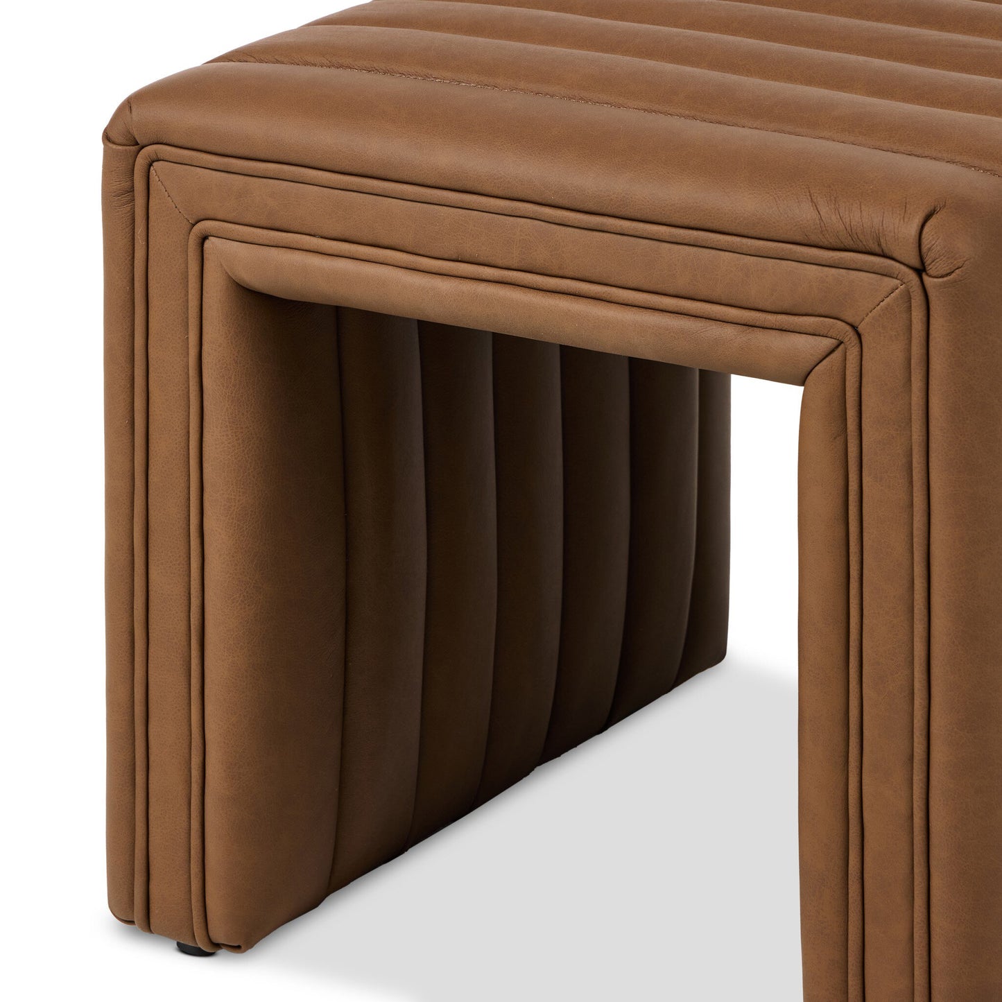 Augustine Ottoman Maestro Cigar Top‑Grain Leather