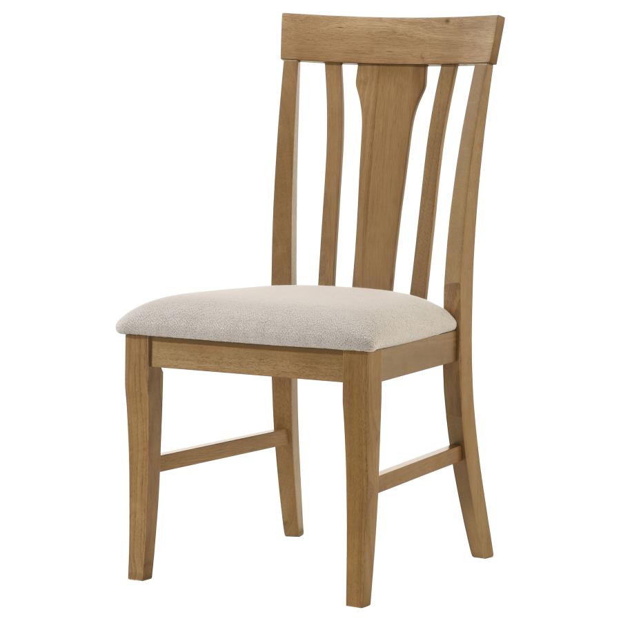 Hartville Dining Side Chairs (Set of 2) – Natural Light Brown Finish