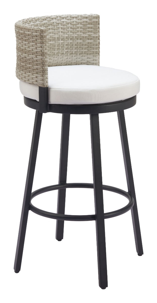 Midnight Wave Barstool White