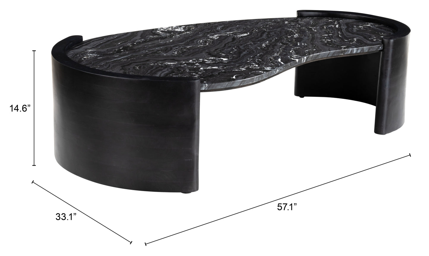 Tartini Coffee Table Black