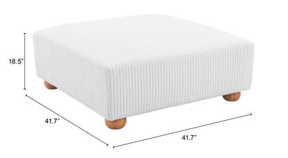 Tayte Ottoman White