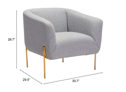 Micaela Armchair Gray