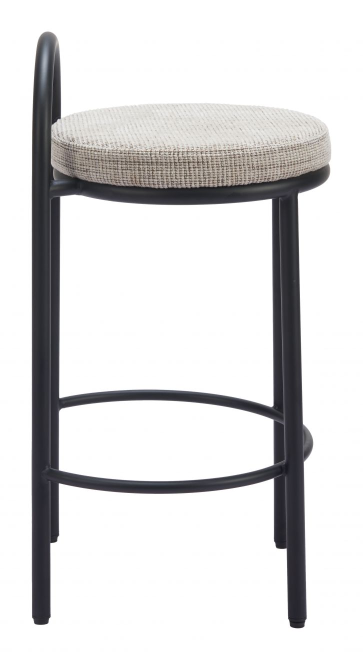 Sisal Beige Tweed Counter Stool Set of 2