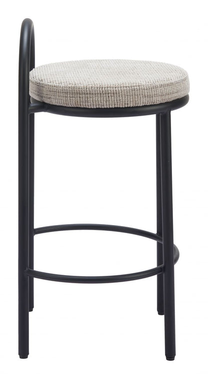 Sisal Beige Tweed Counter Stool Set of 2