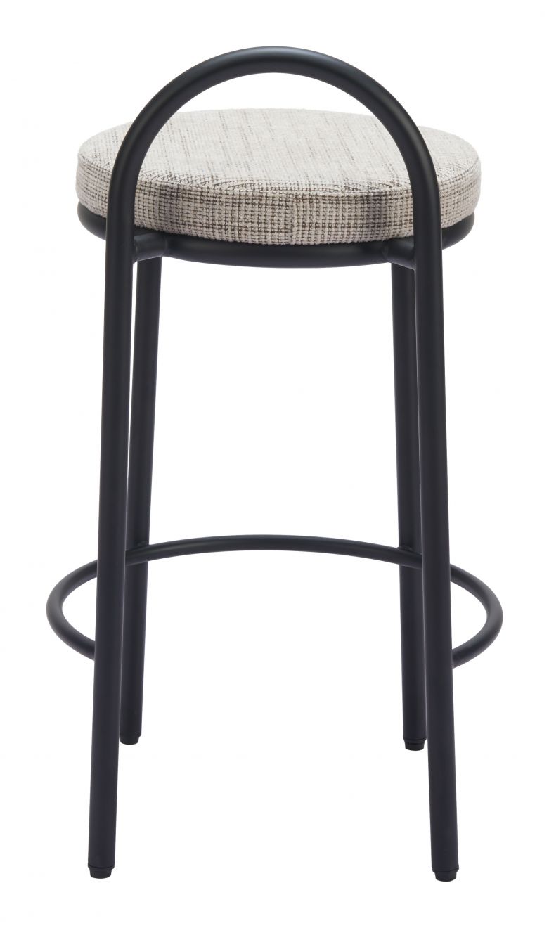 Sisal Beige Tweed Counter Stool Set of 2