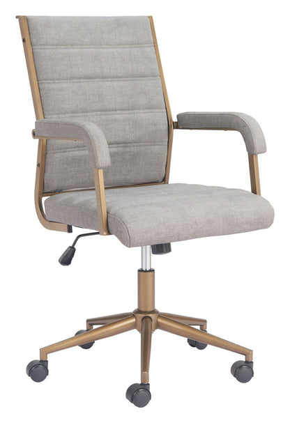 Auction Office Chair Beige