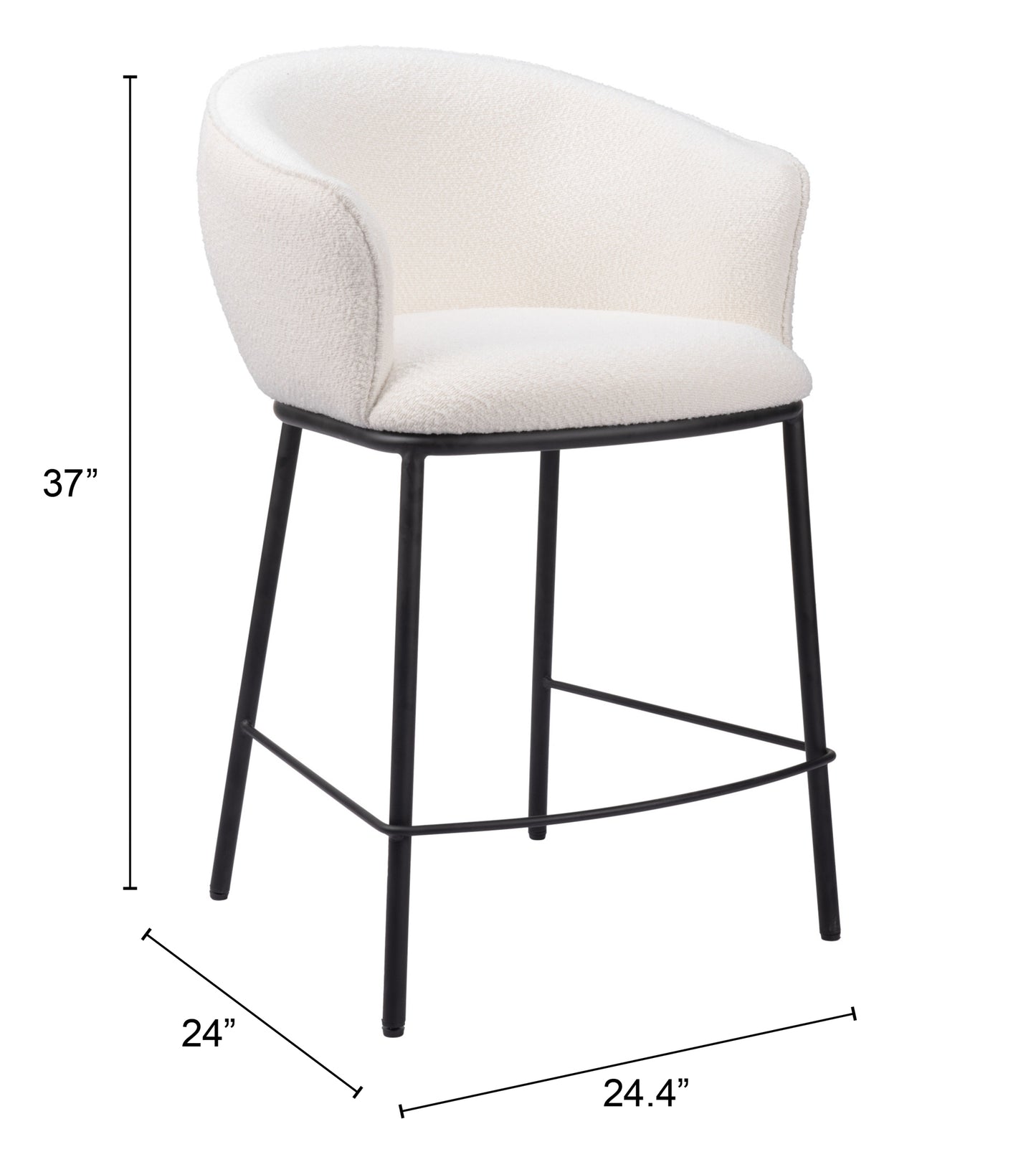 Essen Counter Stool Ivory