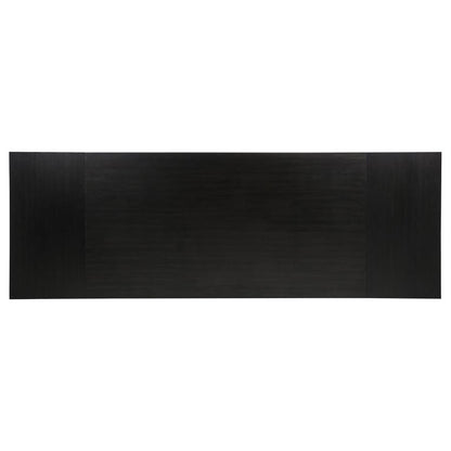 Phelps 7 Piece Distressed Noir Rectangular Extension Dining Table Set