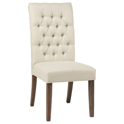 Set of 2 Douglas Upholstered Dining Side Chairs – Oatmeal Fabric | Modern Comfort & Style