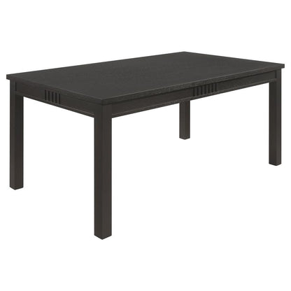 Marbrisa Rectangular Dining Table – Matte Black Finish for Sleek and Timeless Dining Style