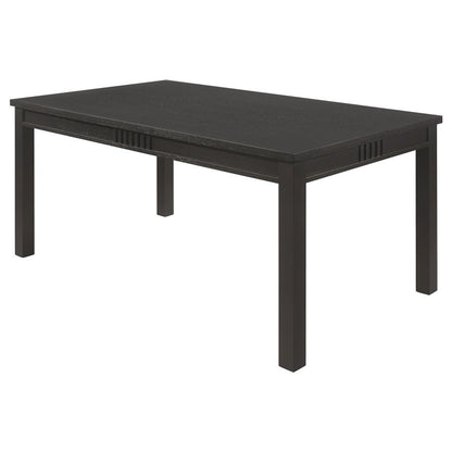 Marbrisa Rectangular Dining Table – Matte Black Finish for Sleek and Timeless Dining Style