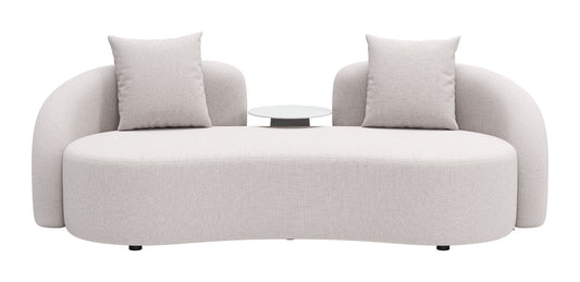 Sunny Isles Side Table White - Elegant & Chic Side Table with a Crisp White Finish for a Fresh, Modern Look