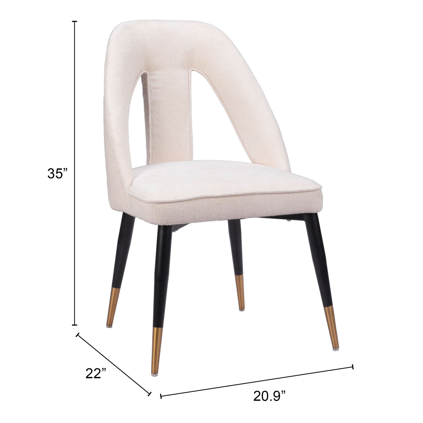 Artus Dining Chair Ivory