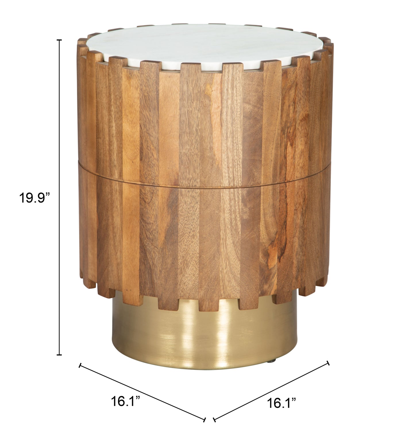 Bombay Side Table Natural