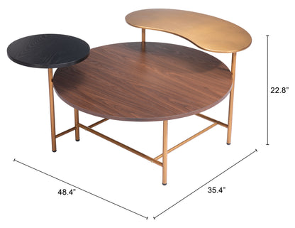 Viken Coffee Table - Multicolor Vibrant and Stylish Coffee Table for Modern Living Rooms