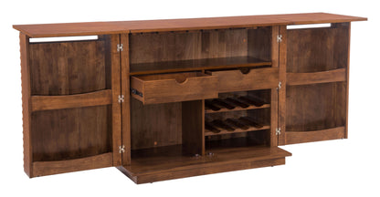 Linea Bar Cabinet Walnut