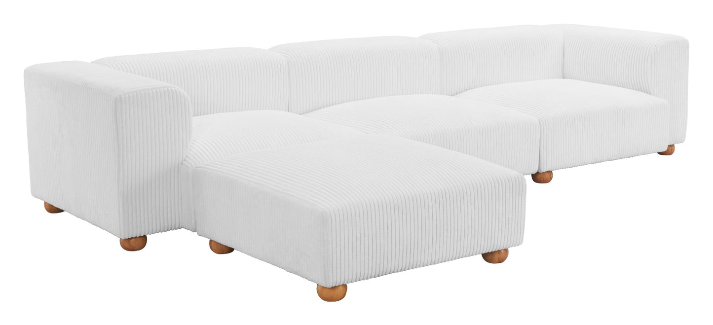 Tayte Ottoman White