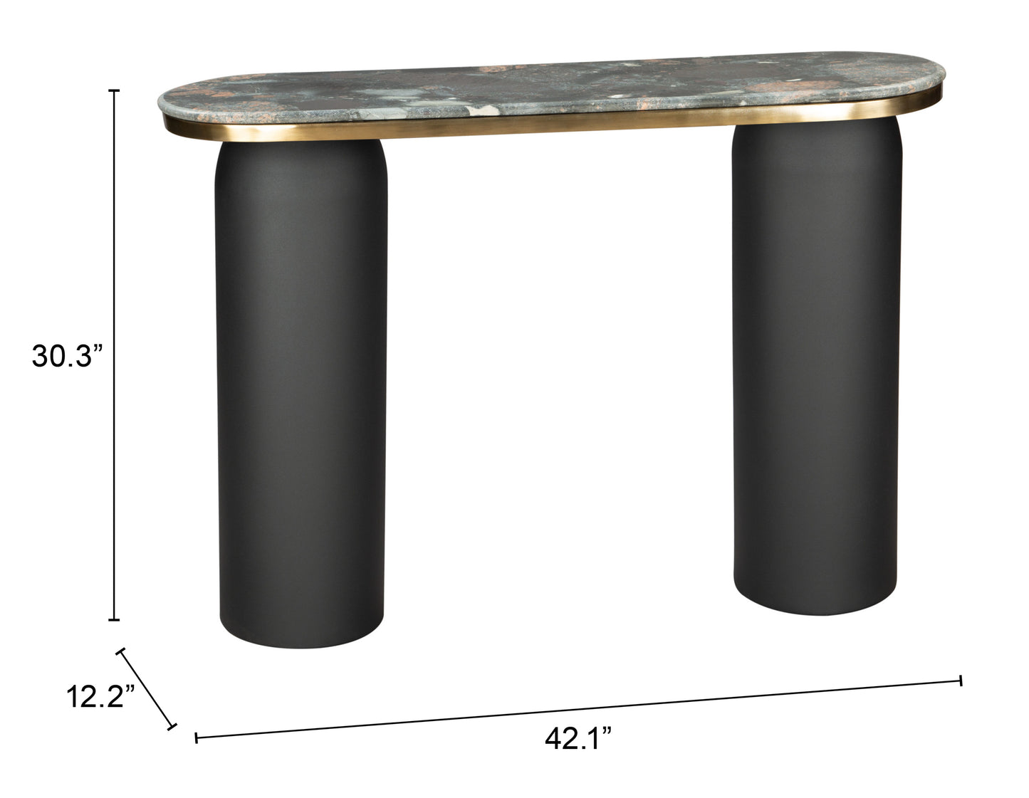 Luxor Console Table - Vibrant Multicolor Design for Eye-Catching Entryways and Living Rooms