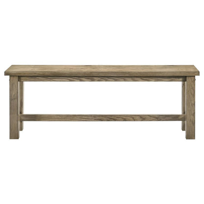 Cardova 6-Piece Extension Dining Table Set in Vineyard Oak - Solid Wood Dining Room Furniture