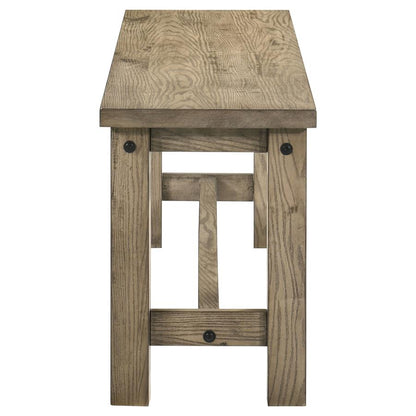 Cardova 6-Piece Extension Dining Table Set in Vineyard Oak - Solid Wood Dining Room Furniture