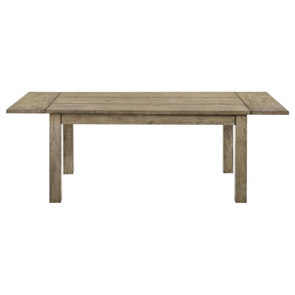 Cardova 87-Inch Solid Wood Extension Dining Table in Vineyard Oak - Spacious Family Table
