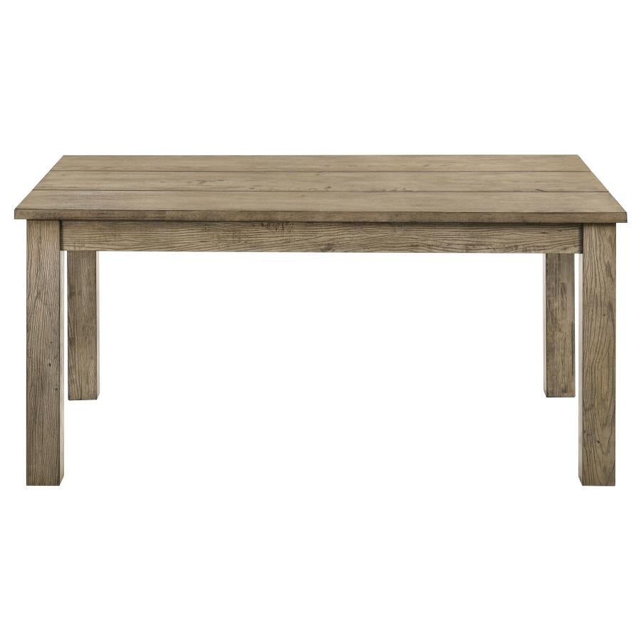 Cardova 87-Inch Solid Wood Extension Dining Table in Vineyard Oak - Spacious Family Table