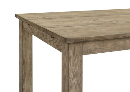 Cardova 87-Inch Solid Wood Extension Dining Table in Vineyard Oak - Spacious Family Table