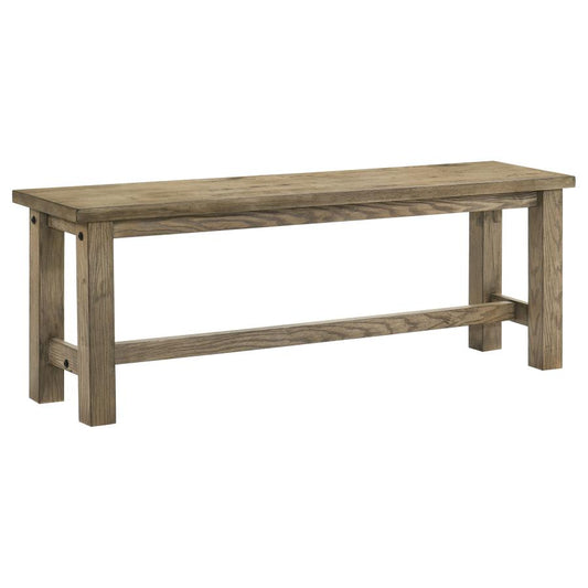 Cardova 51-Inch Solid Wood Dining Bench in Vineyard Oak - Stylish & Durable Seating