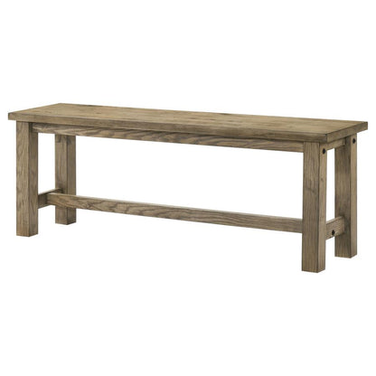 Cardova 51-Inch Solid Wood Dining Bench in Vineyard Oak - Stylish & Durable Seating