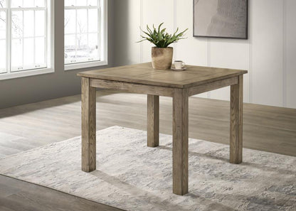Cardova Square Counter Height Dining Table in Vineyard Oak - Modern Kitchen & Dining