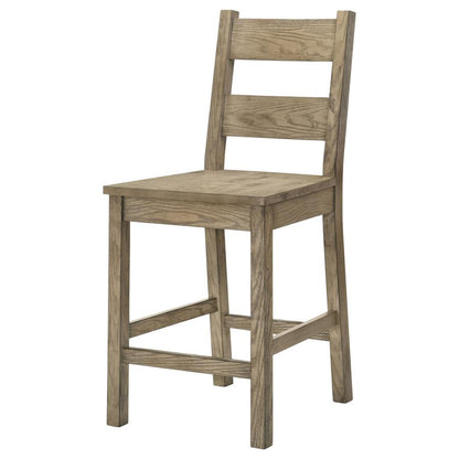 Cardova Vineyard Oak Counter Height Dining Chairs (Set of 2) - Stylish & Comfortable Seating
