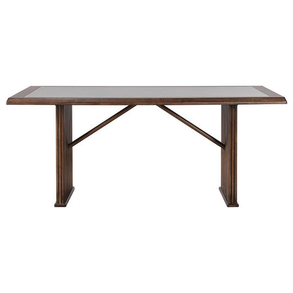 Sherwood 7-Piece Rectangular Dining Table Set in Brown – Stylish Dining Set for Modern Homes