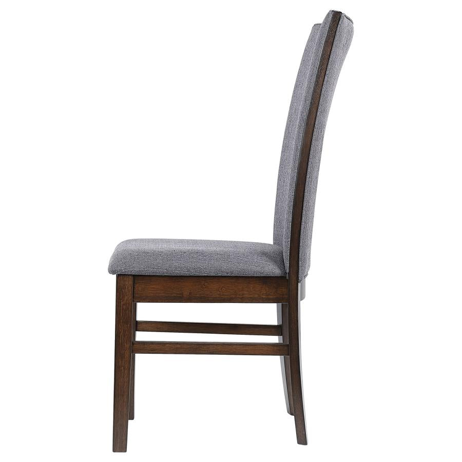 Sherwood Upholstered Dining Side Chairs in Grey (Set of 2) – Elegant Modern Seating