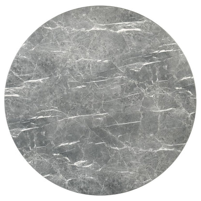 Franklin 5‑Piece 50‑Inch Round Dining Table Set Grey and Dark Oak