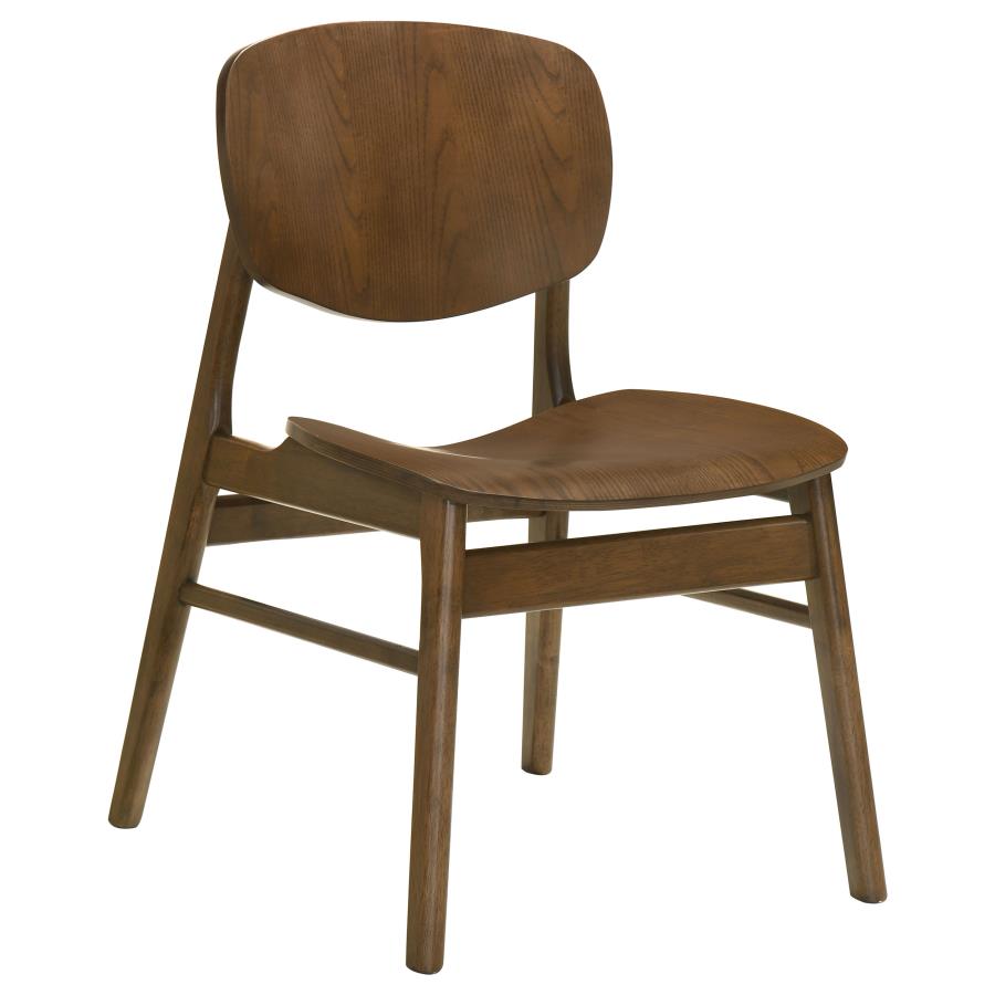 Franklin 5 Piece Dark Brown 54 Inch Round Pedestal Dining Table Set