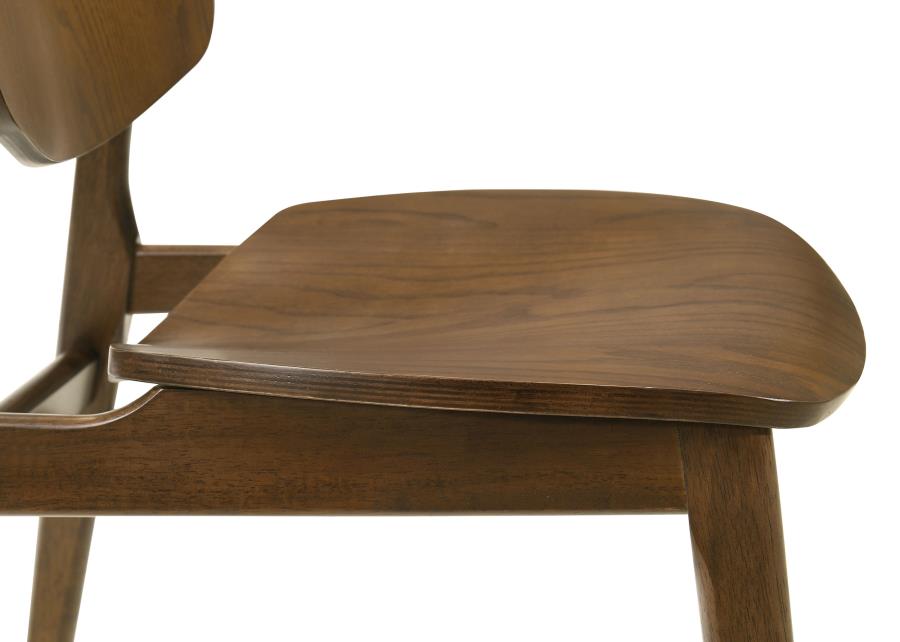 Franklin 5 Piece Dark Brown 54 Inch Round Pedestal Dining Table Set