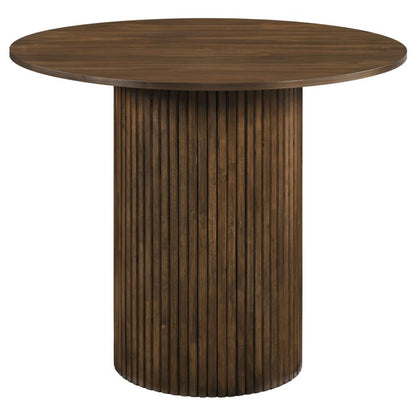 Hamlyn Walnut 43‑Inch Round Counter Height Dining Table
